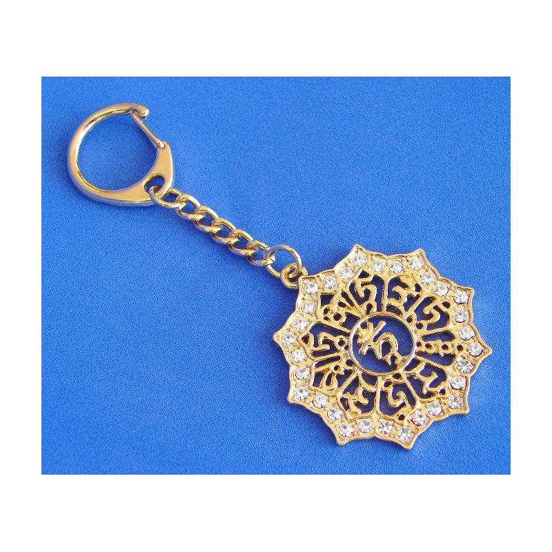 Chaîne pour porte-clé 8 mantra Auspicious