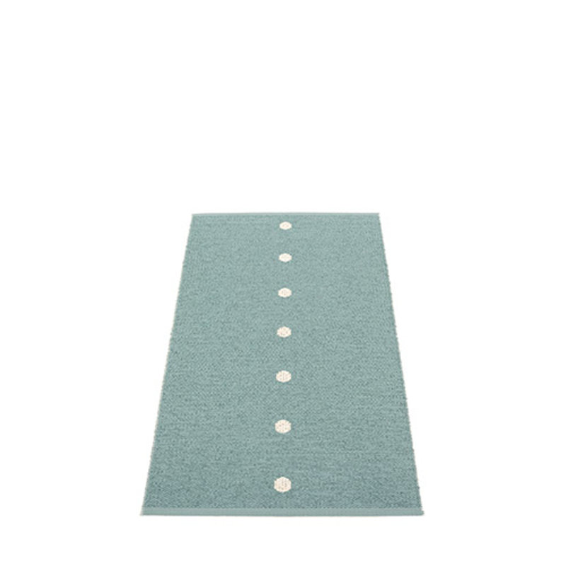Tapis bleu clair / ivoire Peg, Rectangle 2 pi 3 po x 4 pi 6 po