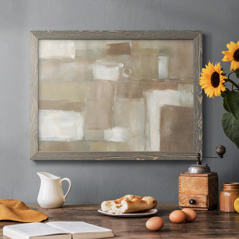 «Neutral Expression II», reproduction d'art sur toile simple, Gris, H 28 po x l 42 po x P 1,5 po