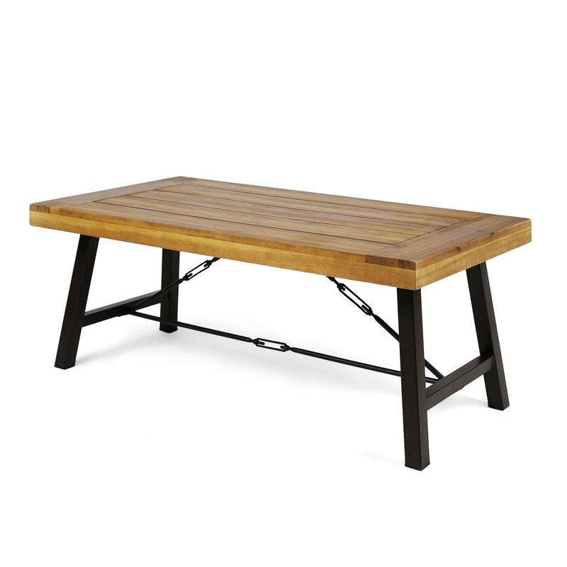 Table basse d'extérieur rustique