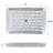 25‑Pack Disposable Rectangular Aluminum Foil Broiler Pans, Ribbed Surface Trays for Oven, BBQ Grill, Roasting, Baking and Food Serving-137350069