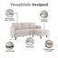 Canapé modulaire avec méridienne de rangement Chineta-2096482926