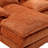Chenille Fabric U-Shape Sectional Sofa
