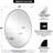 Kaitlee Modern Oval Bathroom Vanity Wall Mirror | Stainless Steel Frame-243354303-243354287-262556378