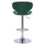 Baudette Swivel Upholstered Adjustable Height Counter Stool with Metal Frame-55606642