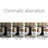 Round unique rotating leg dining table set-112652589