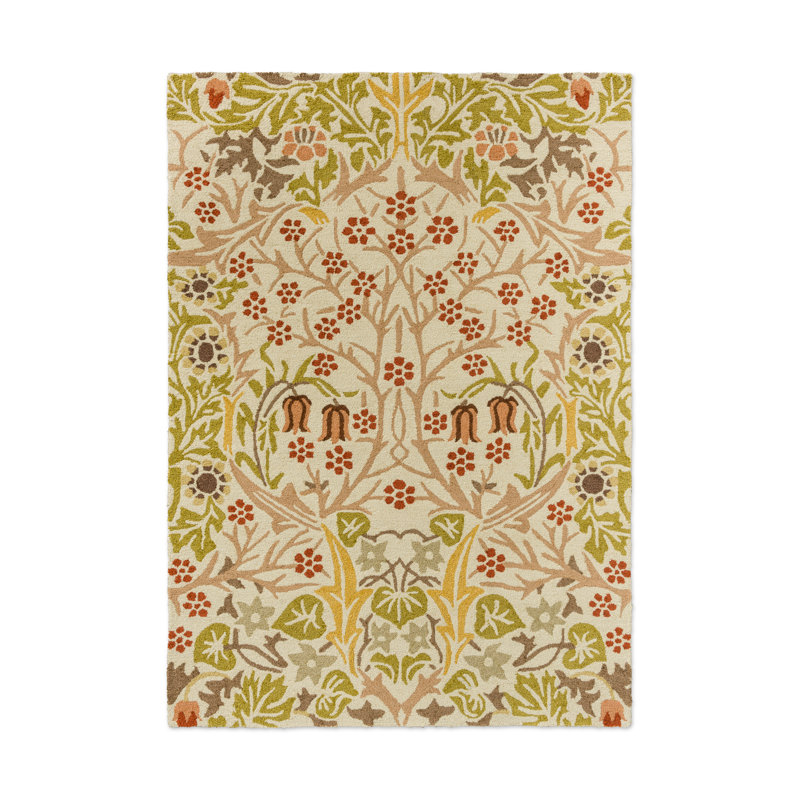 Blackthorn Hand Tufted Floral Area Rug, Rectangle 8'2" x 11'6"