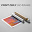 Vibrant Flow I - Impression sur toile seulement - NON-CADRE-117936955