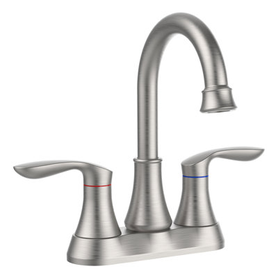 Robinet pivotant en nickel brossé de style moderne parfait pour les maisons