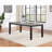 Rectangular Dining Table with Extension Leaf
