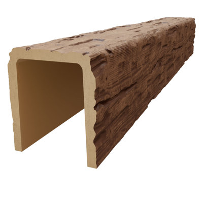 Salvaged Timber HeritageTimber Faux Wood 3-Sided Ceiling Beam (U-Beam)