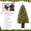 4.5 ft Prelit Premium Snow Flocked Artificial Christmas Tree