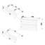 Rilynn 203.2cm Wall Mounted Bathroom Vanity Base Only-415889318