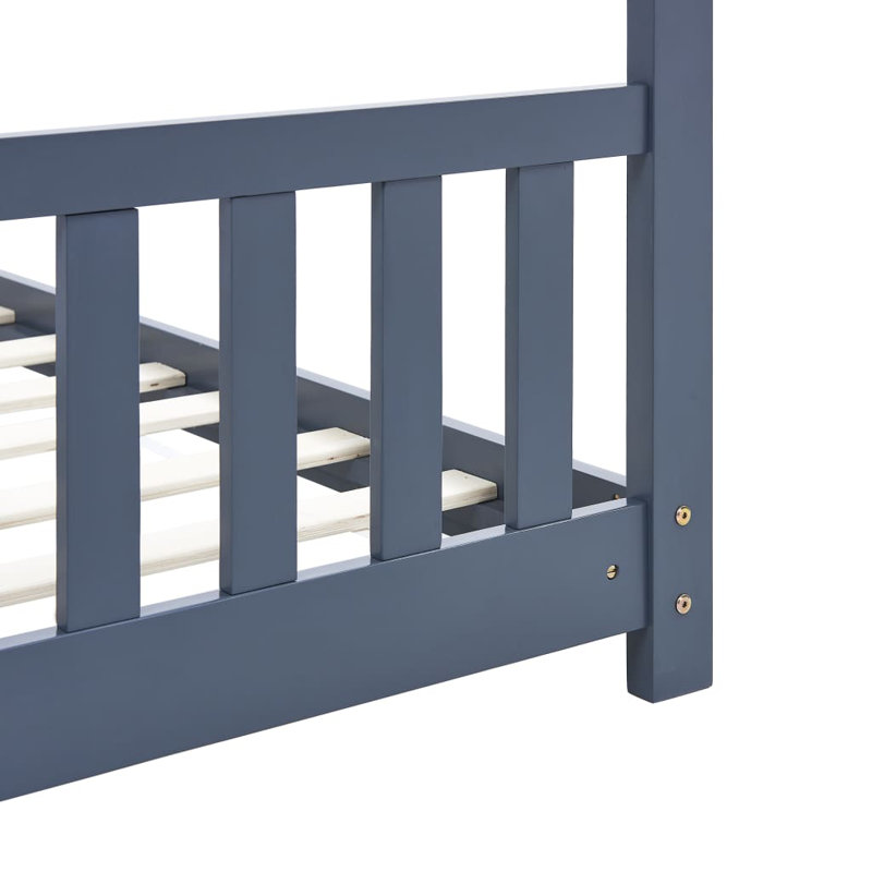Gearoid Standard House Beds, Grey, Small Single (70 x 140 cm)