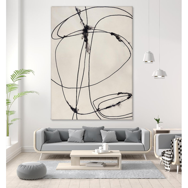 «Tangled Ties On Canvas» par Daleno, reproduction d'art