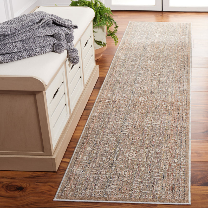 Harlow Performance Damask Rug, Runner 2' x 8'