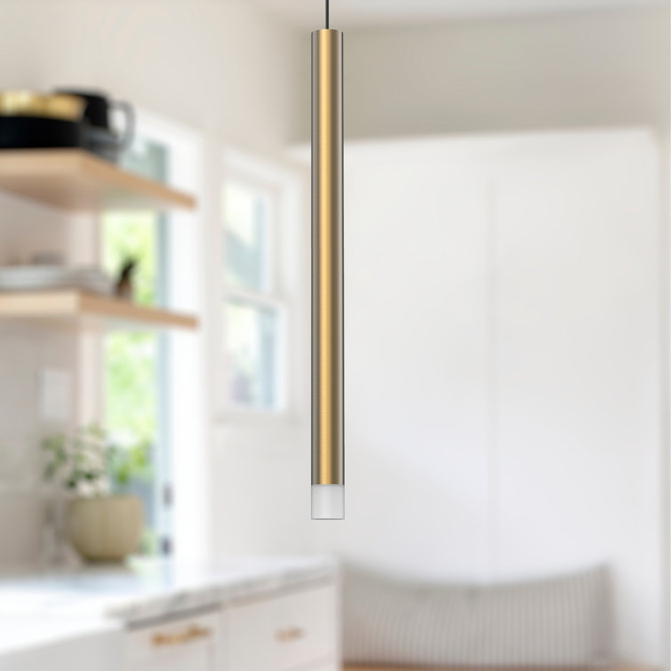Elixir 1 - Light Brushed Gold LED Single Pendant