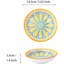Ensemble de 4 assiettes à dessert en céramique, petites assiettes à salade de 14,2 cm (5,6 po)