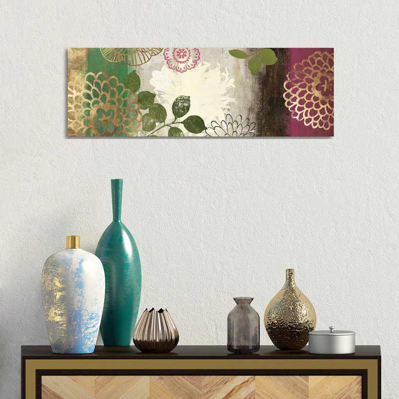 Jacquard I by Asia Jensen - Wrapped Canvas Panoramic Print