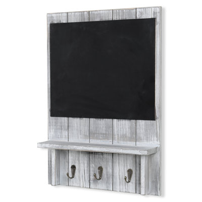 Avenal Wall Key Organiser with Key Hooks/Chalkboard