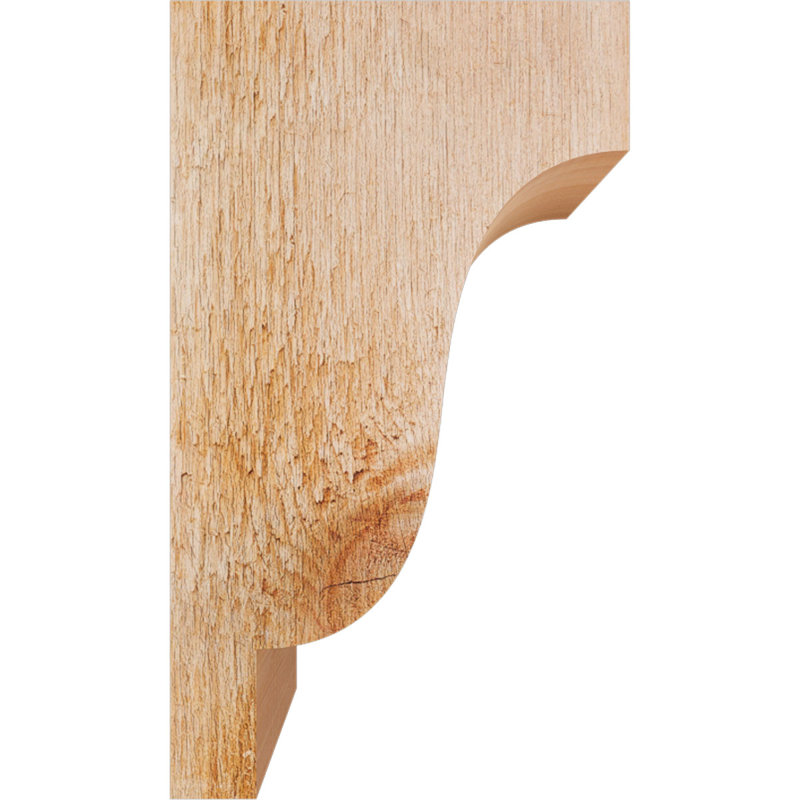 Newport Corbel, H 10 po x l 4 po x P 6 po, Cèdre rouge, Sciage brut