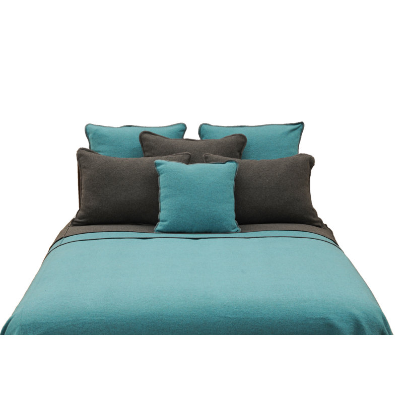 Couvre-lit Wooded River, Ensemble de courtepointe simple, Turquoise