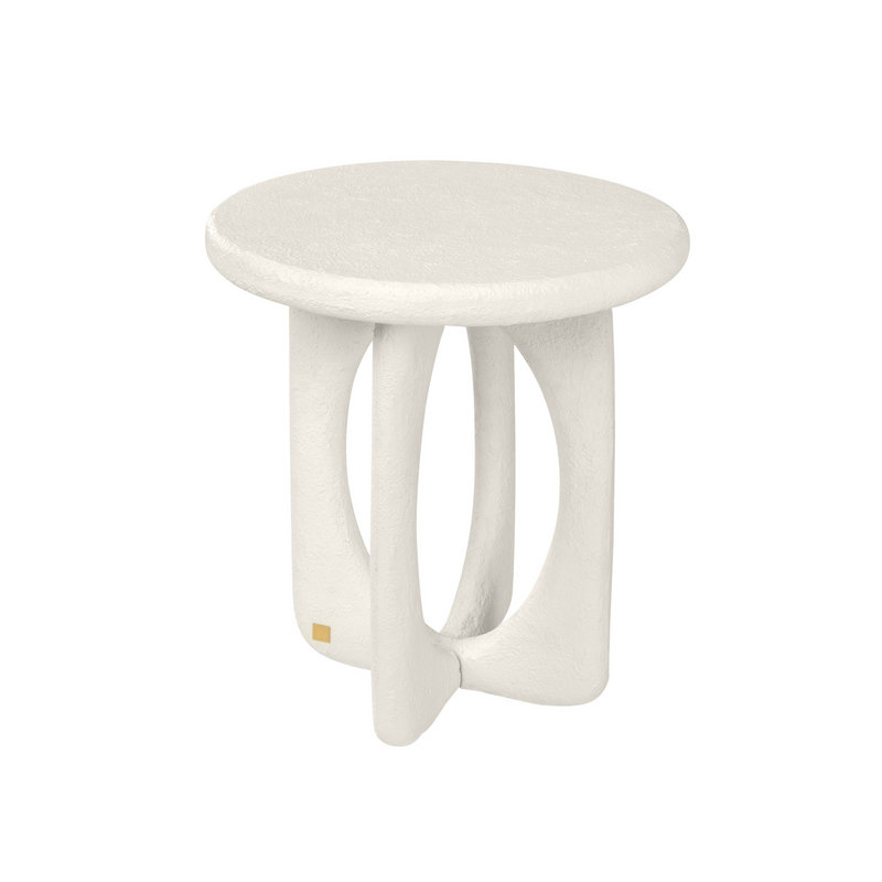 End Table, Off White