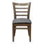 Chaise d'appoint à dossier échelle - Naturel-1199938415-1156500983