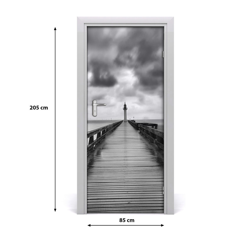 Lighthouse Door Decal