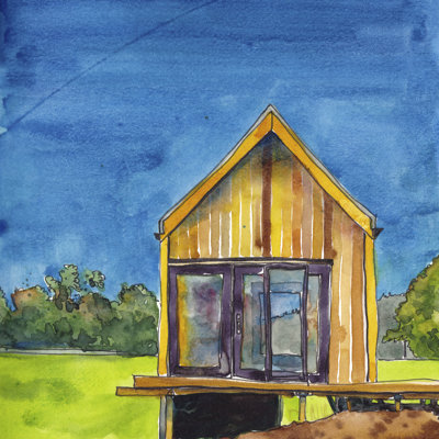Cabin Scape VI by Paul McCreery - Wrapped Canvas Painting