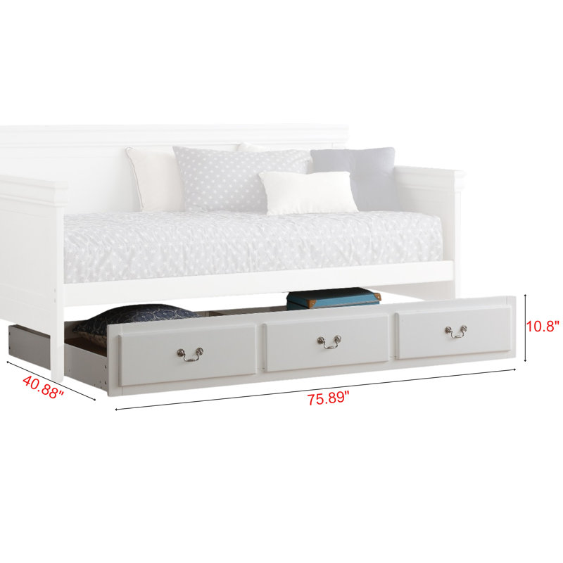 Radiance Twin Trundle, White