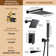 Rainfall Symphony 4-Function 12inch Dual Shower Head Pressure-Balanced Shower System with Bathtub Spout