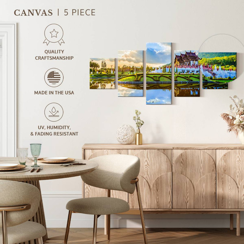Rajapruek Royal Park, 42" H x 92" W