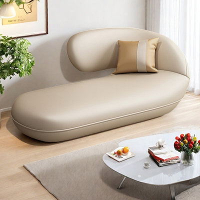 Fauteuil inclinable en similicuir léger et luxueux
