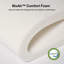 Novilla 23cm Memory Foam  Pocket Sprung Mattress-109188952
