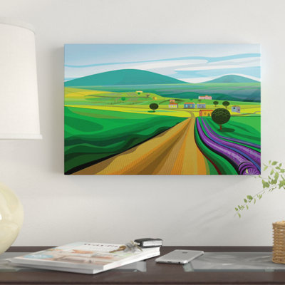 « walla walla fermes », reproduction d’impression sur toile