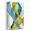  «Horizontal Bands 1» par Alonzo Saunders, art mural en verre acrylique, 16 po x 24 po