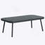 Causeuse et table en acier, gris