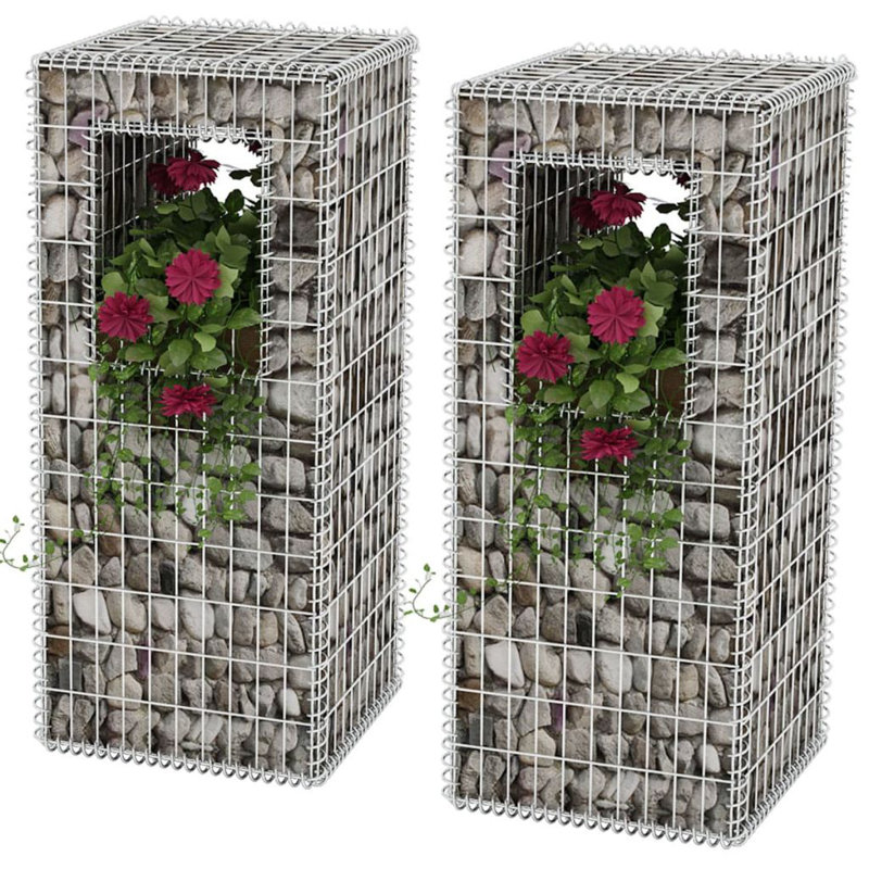 Mahaffie Metal Planter Box, H120 x W50 x D50cm, 2