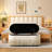 39" Oval Storage Ottoman With Fringe Trim And Lift-Top Lid, Upholstered Footrest With Hidden Storage, Multi-Use Ottoman For Living Room Bedroom-1482907841