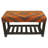 Wool Upholstered Storage Bench