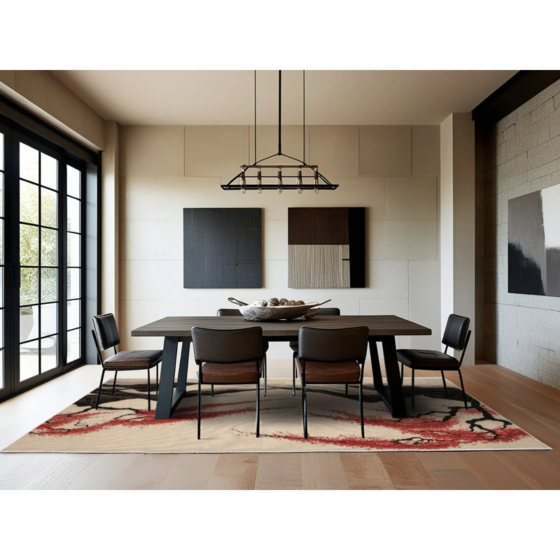 Gentle Sakura Rug, Square 7'