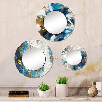 Elliotte Metal Round Mirror