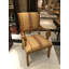 Infinity 22.5" Wide Cotton Armchair In Gold Fabric-398637029