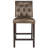 McLoud Upholstered Counter Stool with Solid Wood Frame-1482946151
