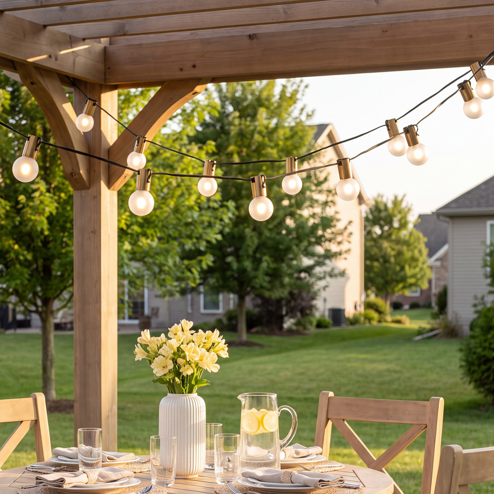 Walling Outdoor LED String Lights