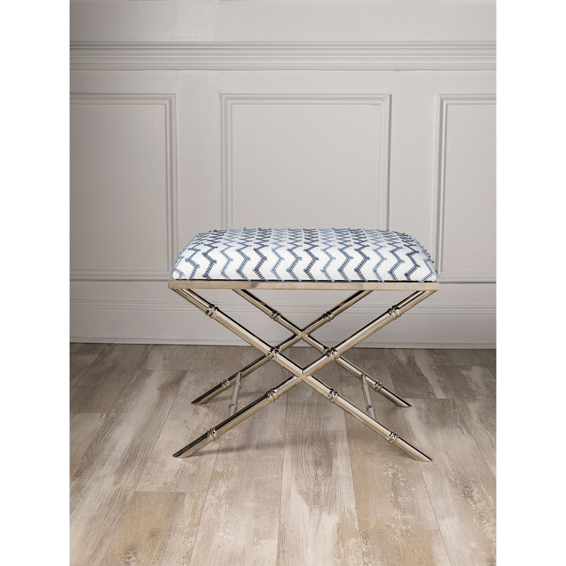 Lauderdale Mozzi Bench, Nickel