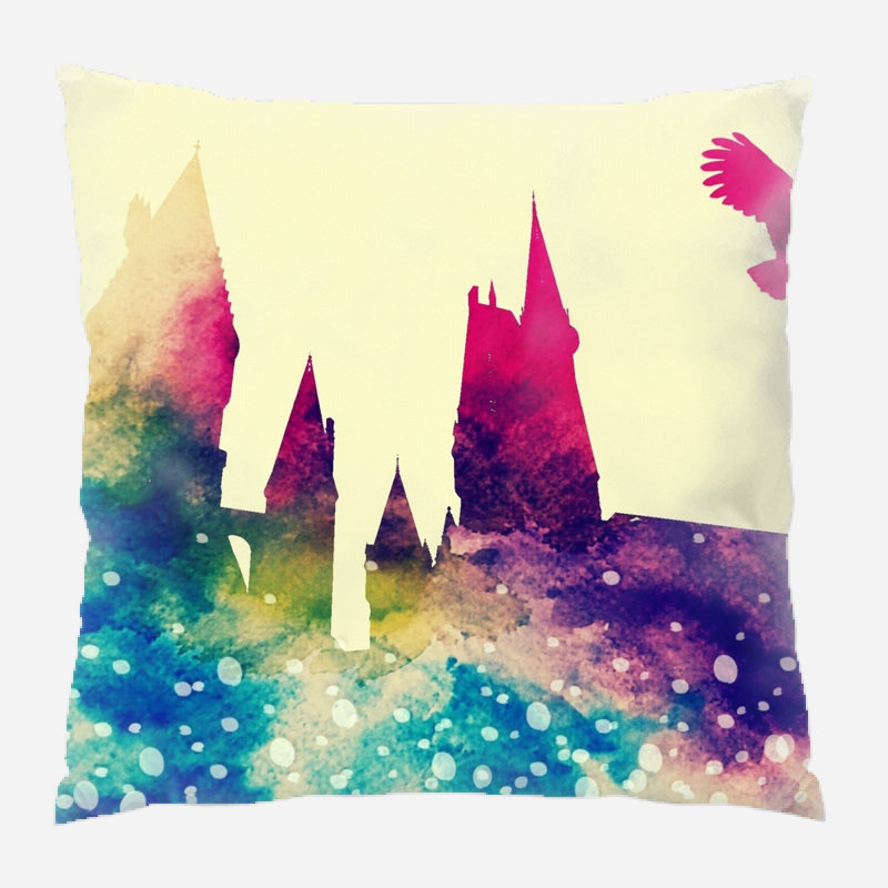 Coussin poudlard Mcinturff, Intérieur, Microsuède