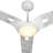 Hoffen 56-inch Indoor/Outdoor Smart Ceiling Fan, Dimmable LED Light Kit & Remote Control, Works with Google Assistant, Amazon Alexa, and Siri Shortcuts.