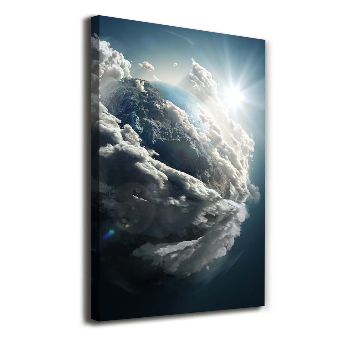 Planet Erde - Kunstdrucke auf Leinwand - Wrapped Canvas